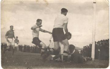 Zápas s bratislavským mužstvom Törekvés v roku 194 Zápas s bratislavským mužstvom Törekvés v roku 194