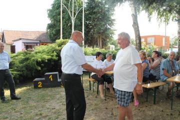 Poďakovanie starostu obce hlavnému organizátorovi Poďakovanie starostu obce hlavnému organizátorovi